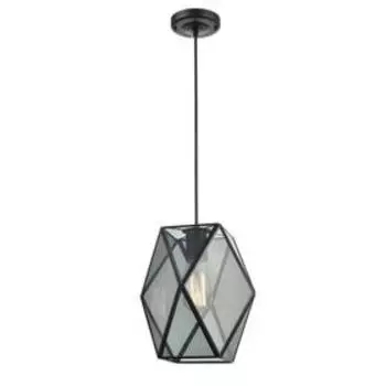 Светильник Bergamo, 1x60Вт E27, цвет чёрный