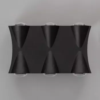 Бра BayerLux «Бисо», 6хLED, 6 Вт, 4000К, IP66, чёрный, 144.58 см