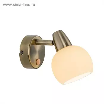 Светильник Бонго, 1x60Вт E14 бронза