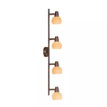 Светильник Бонго, 4x60Вт E14 бронза