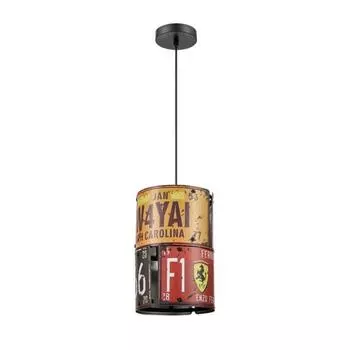 Светильник Boom, 1x60Вт E27, цвет разноцветный