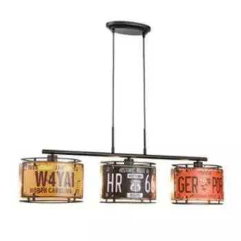 Светильник Boom, 3x60Вт E27, цвет разноцветный