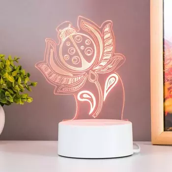 Светильник 3D RISALUX «Божья коровка», LED-ночник, белый 11.99.515.1 см