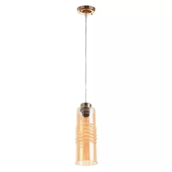 Светильник Brigitte 1х40Вт Е27 золото 10х10х90(30)см