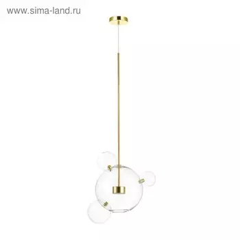 Светильник Bubbles, 12Вт LED, 4000K , 130лм, цвет золото
