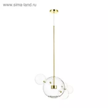 Светильник Bubbles, 12Вт LED, 4000K , 130лм, цвет золото