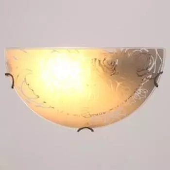 Светильник "Букет" моллир., 1х60Вт Е27, хром, d=30 см, h=5,5 см