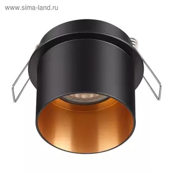 Светильник BUTT, 50 Вт, GU10, цвет чёрный, d=63мм