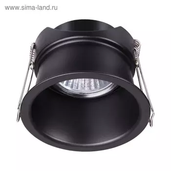 Светильник BUTT, 50 Вт, GU10, цвет чёрный, d=75мм