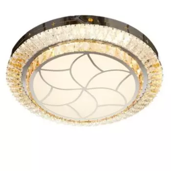 Светильник c ПДУ 670201N LED 96Вт 3 режима 3000-6000К диммер хром 50х50х9 см