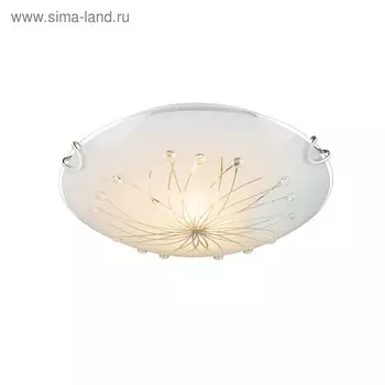 Светильник CALIMERO I 1x60Вт E27 ILLU хром 25x25x6см