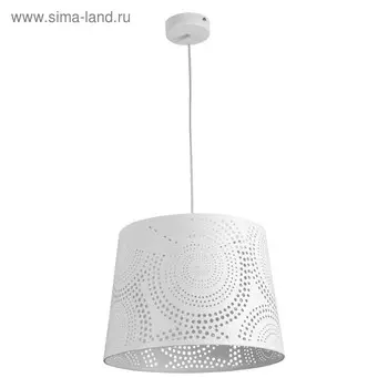 Светильник Carol 1x60Вт E27 цвет белый