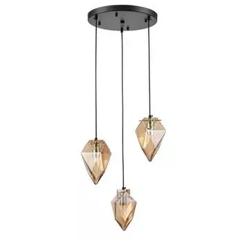 Светильник Cassiopea, 3x40Вт E14 , цвет хром