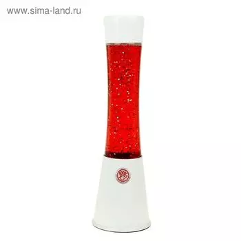 Светильник «Цилиндр» Е14 белая, лава, блёстки 401111 см RISALUX