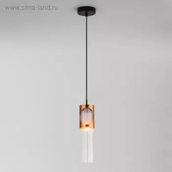 Светильник Clip, 1x40Вт E14, цвет бронза, чёрный