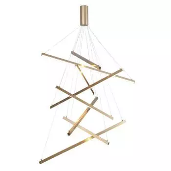 Светильник COMETA, 96Вт LED, 3000К, 5190лм, цвет золото