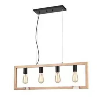 Светильник Copeland, 4x60Вт E27 , цвет чёрный