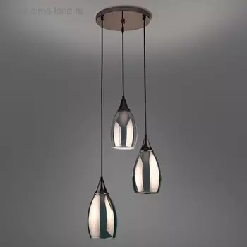 Светильник Cosmic 3x15Вт E14 чёрный