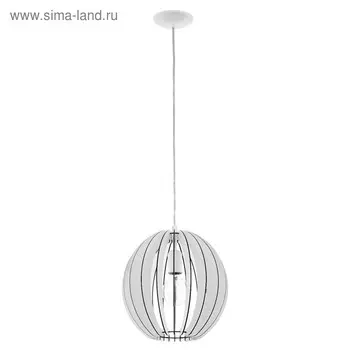 Светильник COSSANO 1x60Вт E27, белый 30x30x110 см