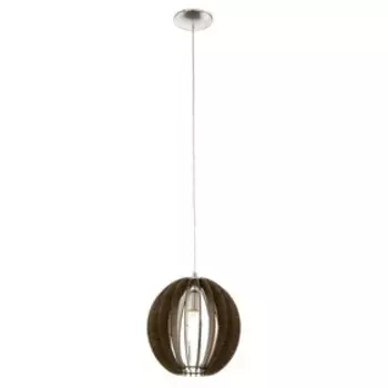 Светильник COSSANO 1x60Вт Е27 никель 30x30x110см