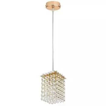 Светильник Cristallo, 1x40Вт G9, цвет золото