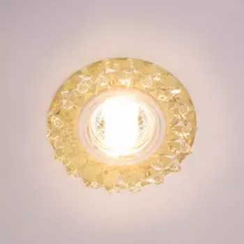 Светильник ЭкономСвет D2166 CR YL+CL, GU5.3 3x16Вт, цвет хром