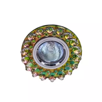 Светильник ЭкономСвет D2187 CR RNB+CL, GU5.3 2x25Вт, цвет хром