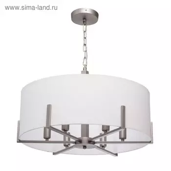 Светильник "Дафна" 6x40Вт E14 никель 57x57x95см