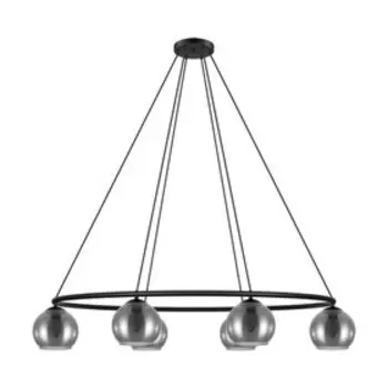 Светильник DAGUELLA, 6x25Вт E14, цвет черный