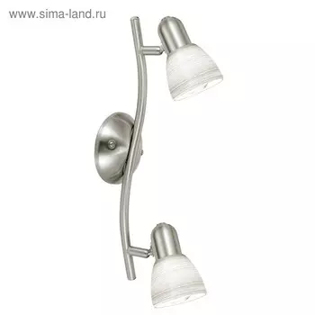 Светильник DAKAR 2x40Вт E14 никель