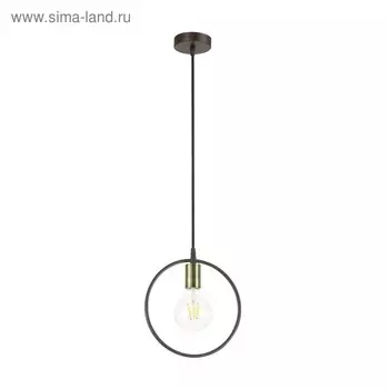 Светильник DARRYL 1x60Вт E27 черный, бронза