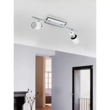 Светильник DAVIDA 2x5Вт LED хром 39x10см