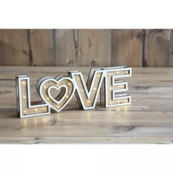 Светильник декоративный LOVE 26x0,06Вт LED белый 34x3,2x9см