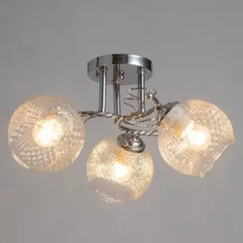 Светильник Delilah 3х40Вт Е27 хром 48х48х22см