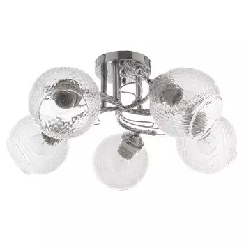 Светильник Delilah 5х40Вт Е27 хром 52х52х22см