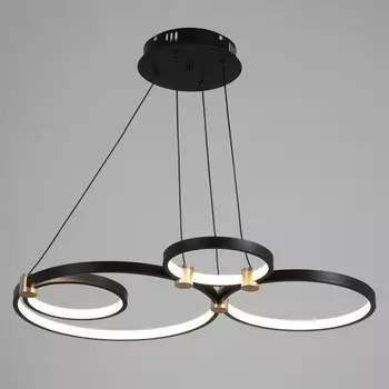 Светильник "Деста" LED 180Вт чёрно-золотой 70х56х3,5 см BayerLux