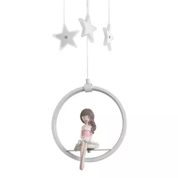 Светильник Девочка LED 21Вт розовый 18х18х70 см BayerLux