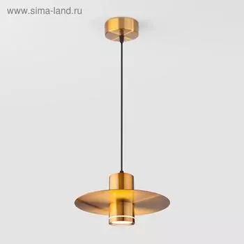 Светильник Disсо, 9Вт LED 4200К, 525лм, цвет бронза