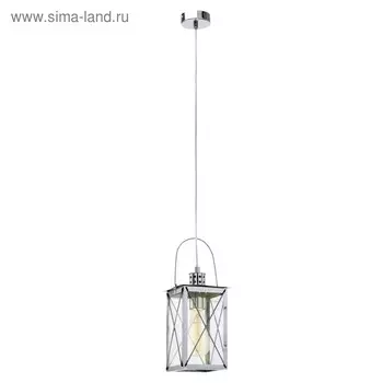 Светильник DONMINGTON 1x60Вт E27 хром 15x15x110см