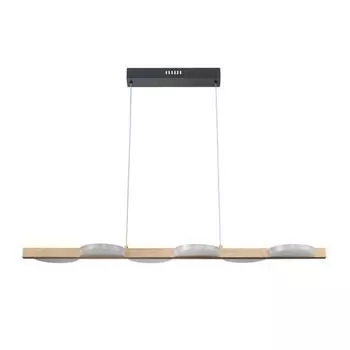 Светильник Drop, 48Вт LED, 3000K, 2880лм, цвет чёрный, шампань