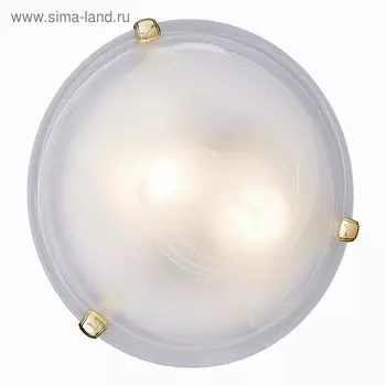 Светильник DUNA 2x60Вт E27 золото, белый