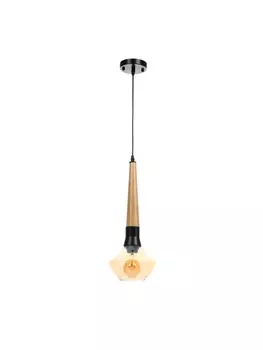 Светильник «Джон» 140 Вт Е27 черный/коричневый 17.515.542(142)см