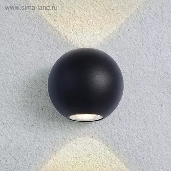 Светильник Elektrostandard, 10Вт, LED, 3000K, 700Lm, IP54, настенный, Techno 1566 LED черный