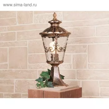 Светильник Elektrostandard, 60 Вт, E27, IP44, на основании, Diadema S черное золото