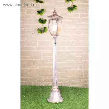 Светильник Elektrostandard, 60 Вт, E27, IP44, на столбе, h=1140 мм, Andromeda F белое золото