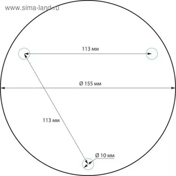 Светильник Elektrostandard, 60 Вт, E27, IP54, на столбе, h=800 мм, Techno 1507 черный