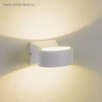 Светильник Elektrostandard, 6 Вт, LED, 3000K, 320 Lm, IP54, настенный, Techno 1549 LED белый