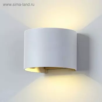 Светильник Elektrostandard, 7 Вт, LED, 4000K, 470 Lm, IP54, настенный, Techno 1518 LED белый