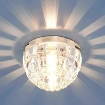 Светильник Elektrostandard G9 7246 хром/прозрачный, LED подсветкой