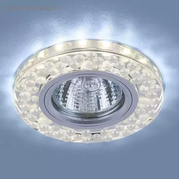 Светильник Elektrostandard MR16 GU5.3 2194 зеркальный/белый, LED подсветка